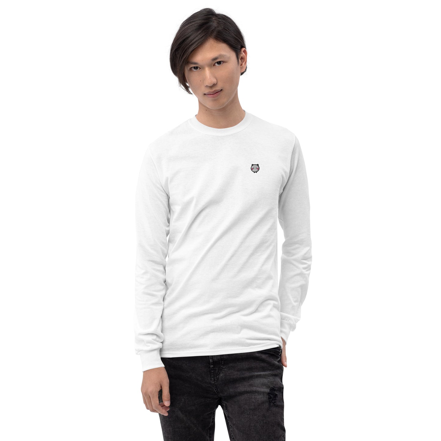 Panda Long Sleeve Shirt - White